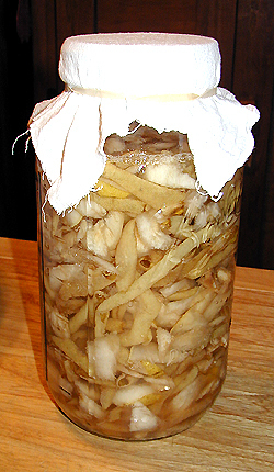 Brewing for pear vinegar