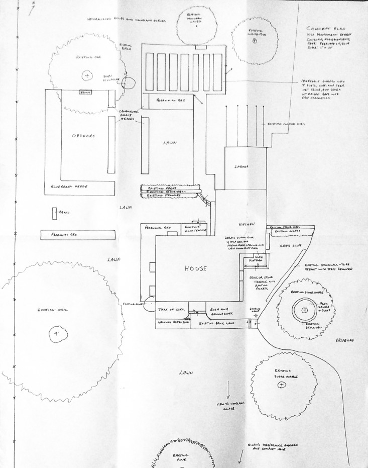 Concord Garden plan, Gardenista